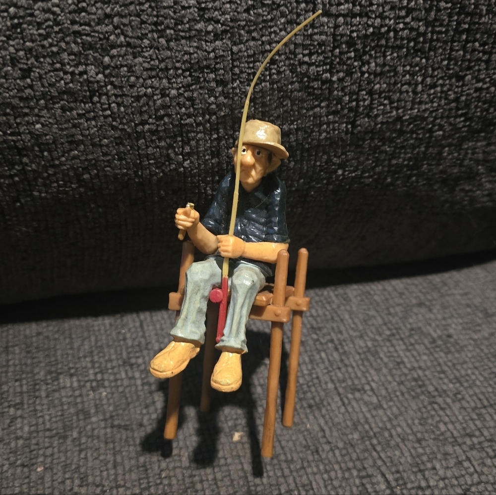 Wilton | Vintage "Frustrated Fisherman" Cake Topper 1978
